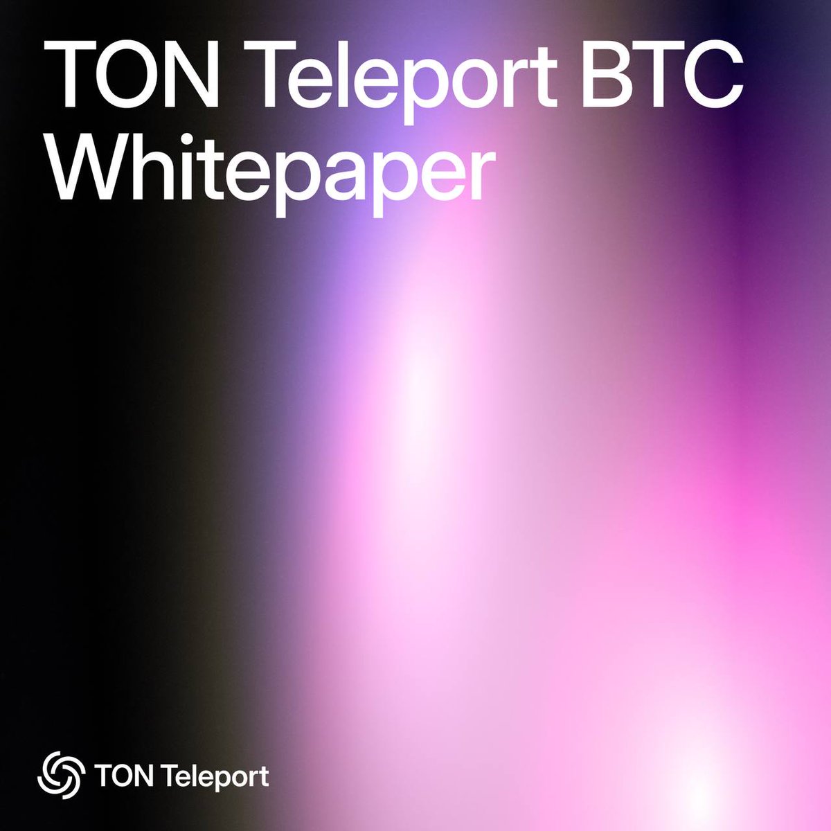 What’s better than TON? $TON+ $BTC of course! Dive into the TON Teleport BTC whitepaper that outlines the fundamental principles, technical aspects, and vision for tgBTC. 

We’re bringing a trustless cross-chain bridge between Bitcoin and TON that will allow you to take crypto’s