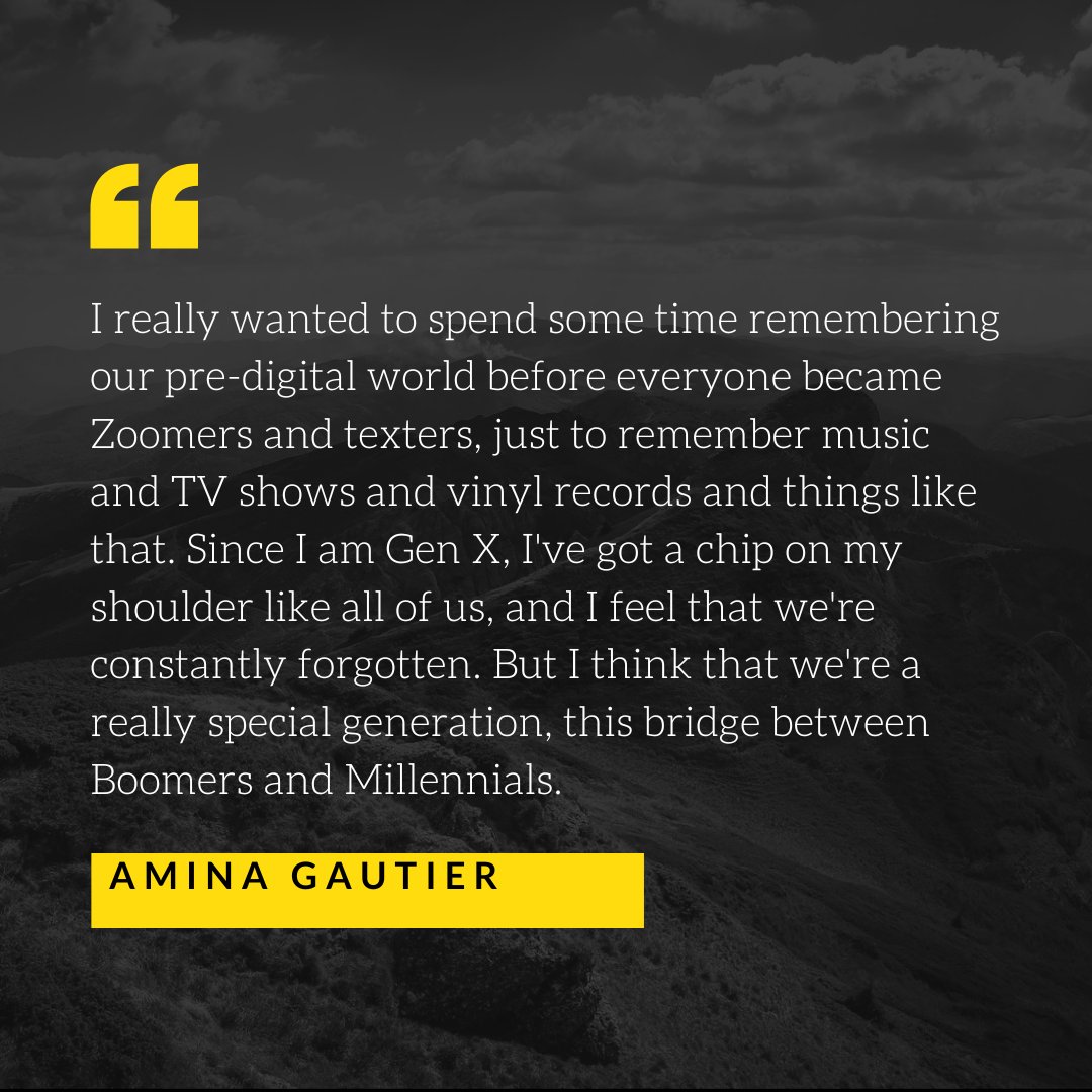 Happy Thanksgiving! Have you listened to our latest show? Amina Gautier discusses her short story collection, The Best That You Can Do, which includes a healthy dose of Gen X nostalgia.