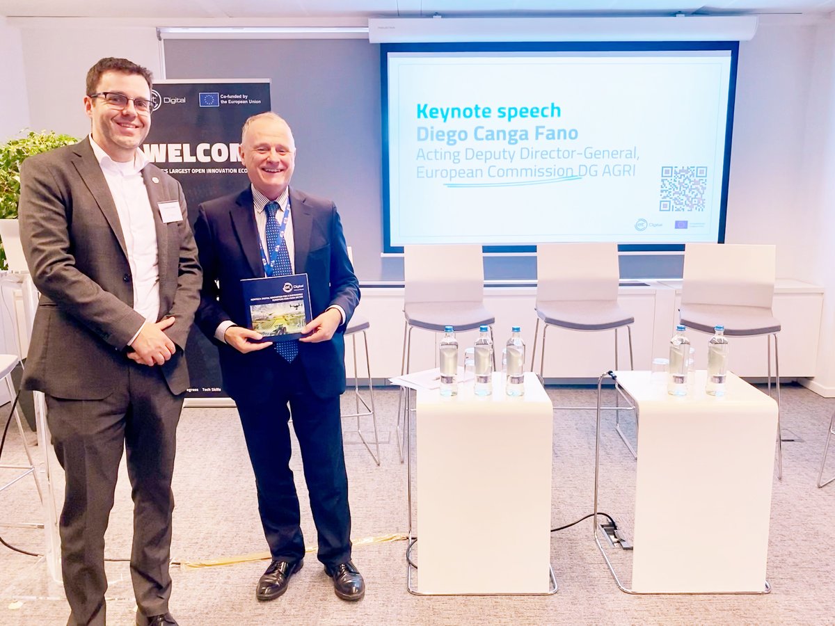 EIT Digital (@eit_digital) on Twitter photo #agritech It was our pleasure to host <a href="/CangaFanoDiego/">Diego Canga Fano</a> at the EIT Digital Makers & Shapers report launch: ‘In the #agri sector we need a holistic approach with innovation, environment as well as socio-economic elements.” The report is presented by <a href="/FedericoMennaIT/">Federico Menna</a> CEO EIT Digital #agritech It was our pleasure to host <a href="/CangaFanoDiego/">Diego Canga Fano</a> at the EIT Digital Makers & Shapers report launch: ‘In the #agri sector we need a holistic approach with innovation, environment as well as socio-economic elements.” The report is presented by <a href="/FedericoMennaIT/">Federico Menna</a> CEO EIT Digital