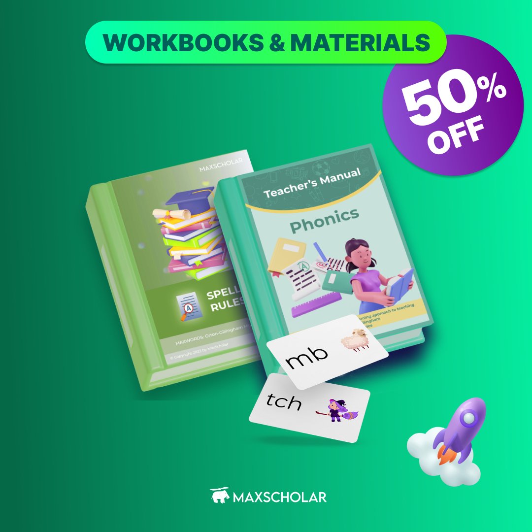 MaxScholarLLC's tweet photo. 🎉 *Big News!* 🎉 MaxScholar is offering *50% OFF* on our entire site until the end of the year! 🏷️✨  

Empower your child’s learning journey with our proven tools and strategies for reading, comprehension, and more. 📚💡 https://t.co/YHP96ZqeDq