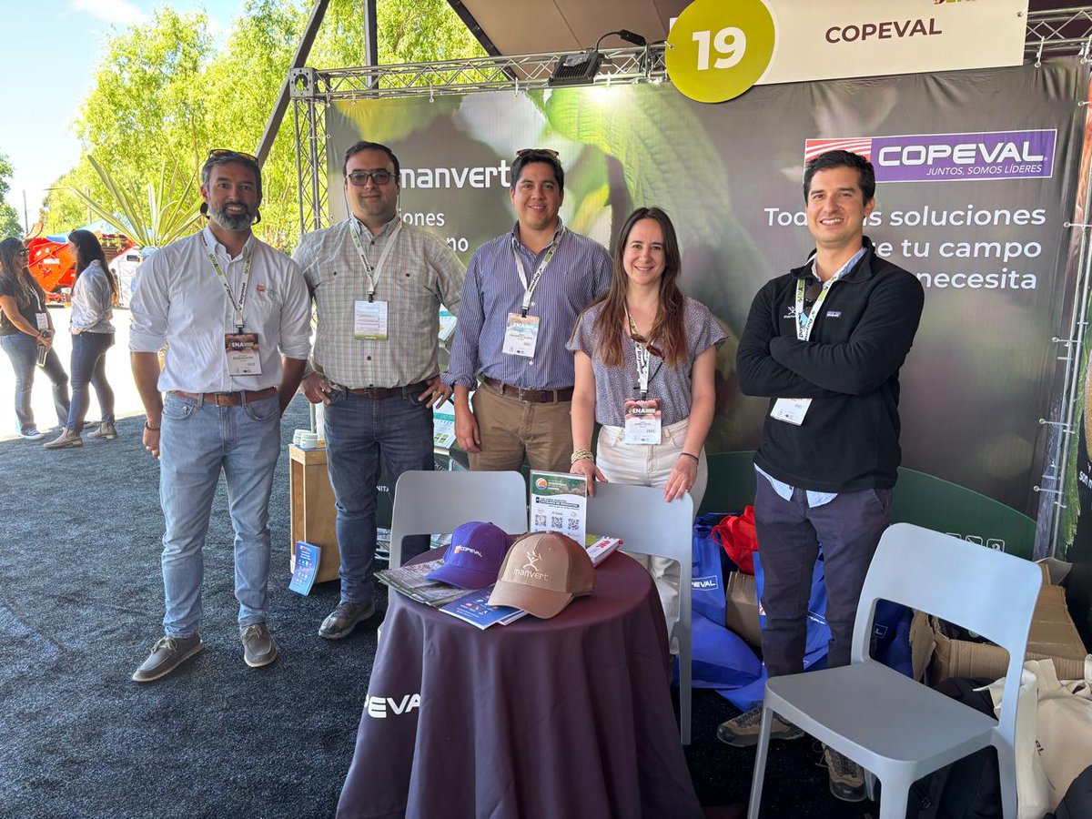 manvert_'s tweet image. 📣¡El equipo Copeval-manvert está hoy en el Encuentro Nacional del Avellano (Los Ángeles, Chile)!

Si estás en #ENA2024, ¡te esperamos en el stand 19!

#comitedelavellano #manvertSolutions