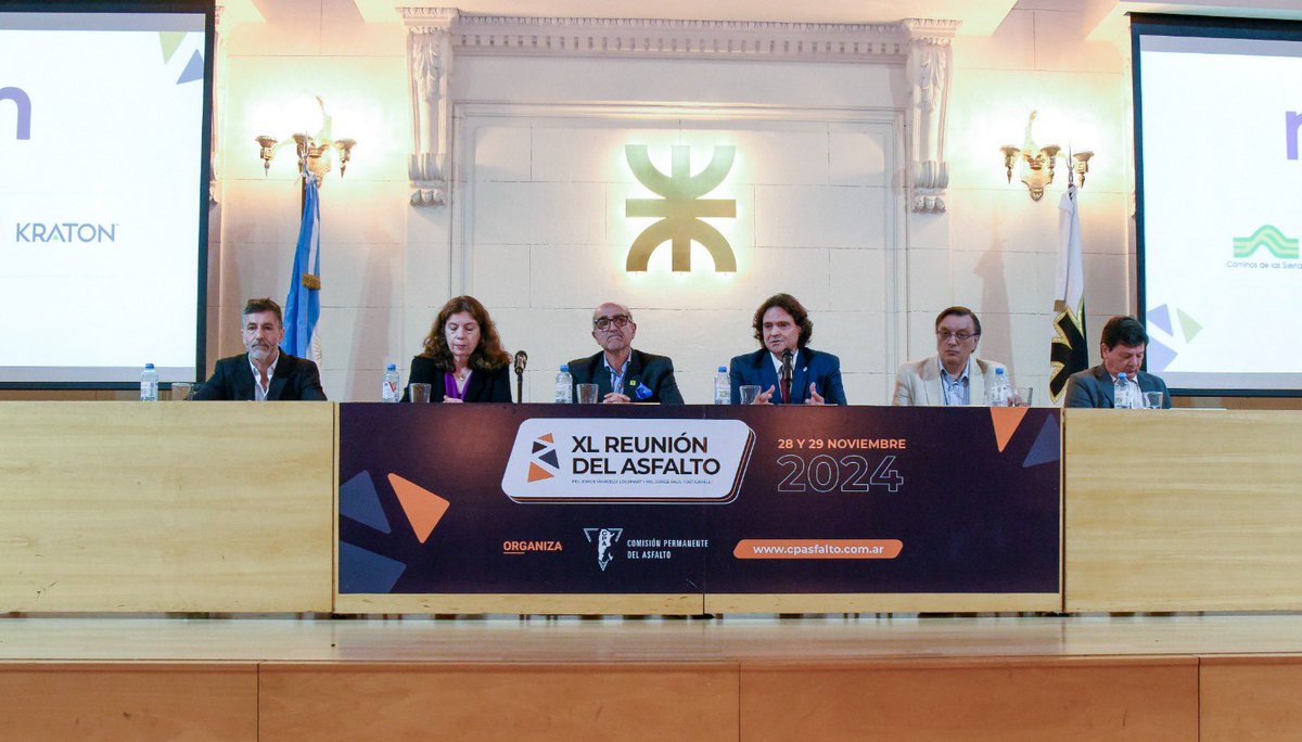 XL Reunión del Asfalto

Ya dio comienzo a nuestra reunión y agradecemos la participación de Vialidad Nacional, Asociación de Carreteras, Vialidad Provincia de Buenas Aires, y UTN Regional Buenas Aires en el Acto de Apertura
