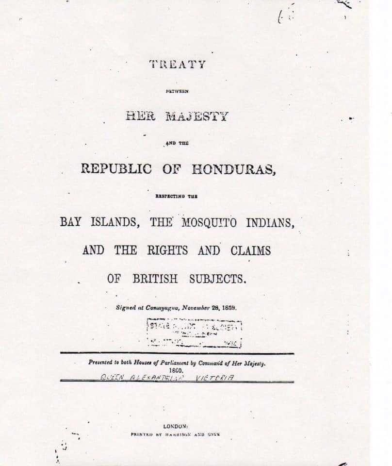 histohonduras's tweet photo. Un día como hoy, 28 de noviembre en la #HistoriadeHonduras
🇭🇳1859. Se firma el tratado Cruz-Wyke, durante el Gobierno del general Santos Guardiola entre la República de Honduras y Gran Bretaña con la cual se reconoce a Roatán, Guanaja, Elena, Utila, Barbareta y Morat como parte de nuestro país.