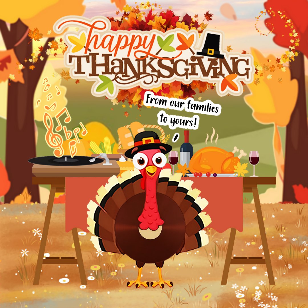 🦃 We are out of the office today, being grateful for all our blessings! We wish you a very happy Thanksgiving! #thanksgiving #timeforgratitude #everydayisthanksgiving #lptunes