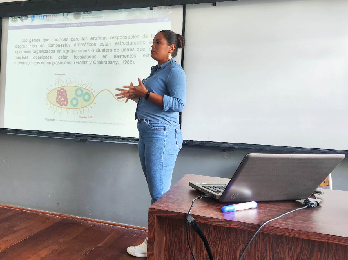 Presentacion de la Investigadora Francis Gómez en el curso: Catálisis, clave para un Futuro Sustentable. Tema: Biocatalisis.  Jornadas de Investigación de la Fácultad de Ingeniería. JIFI 2024. #27Nov #UCV