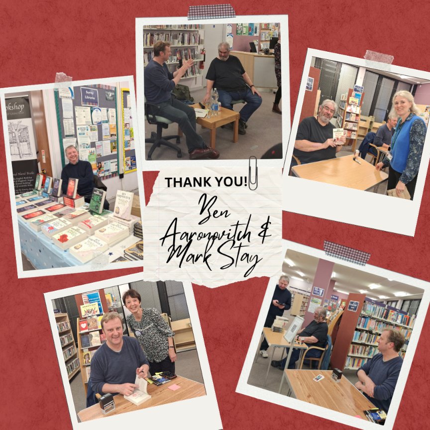 Oxted Library (@oxtedlibrary) on Twitter photo Huge thanks to <a href="/Ben_Aaronovitch/">Ben Aaronovitch</a> & @MarkStay for an incredible evening at Oxted Library on Tuesday, 26th November 2024! 🌟From engaging discussions to book signings, it was a treat for all fans & book lovers. A night to remember! #AuthorEvent #OxtedLibrary <a href="/SurreyLibraries/">Surrey Libraries UK</a> Huge thanks to <a href="/Ben_Aaronovitch/">Ben Aaronovitch</a> & @MarkStay for an incredible evening at Oxted Library on Tuesday, 26th November 2024! 🌟From engaging discussions to book signings, it was a treat for all fans & book lovers. A night to remember! #AuthorEvent #OxtedLibrary <a href="/SurreyLibraries/">Surrey Libraries UK</a>