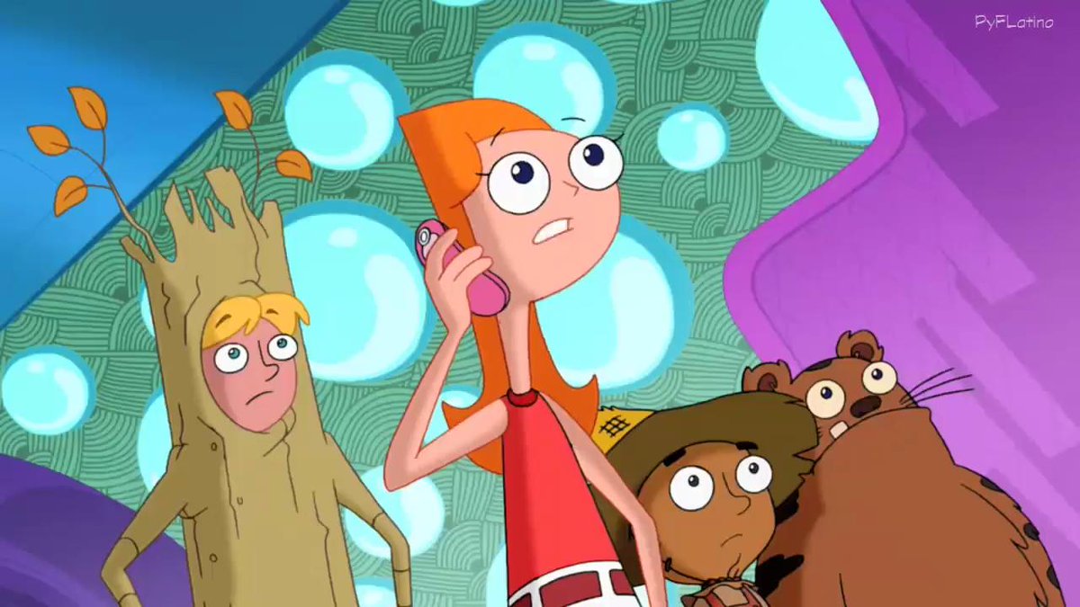 pyffpuff's tweet photo. When your sister asks you what characters are in wizard of oz and you recall this episode from phineas and ferb https://t.co/SldE33enU5