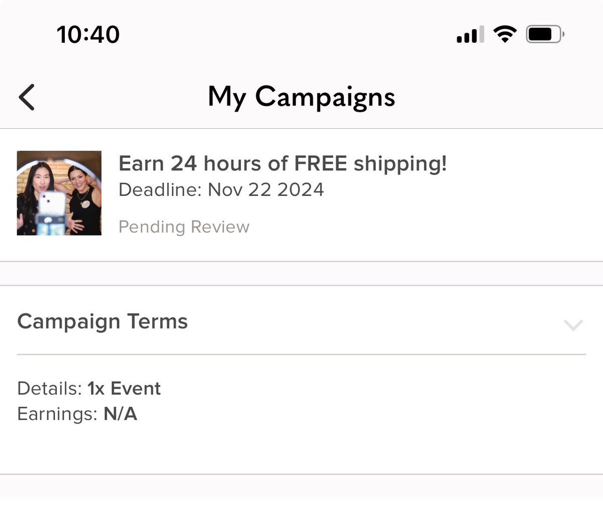 goldandgood's tweet photo. @PoshmarkSupport why can’t I get a confirmation on this campaign? I need to know if I have free shipping applied for my customers today! https://t.co/Mw6IH5zX2H