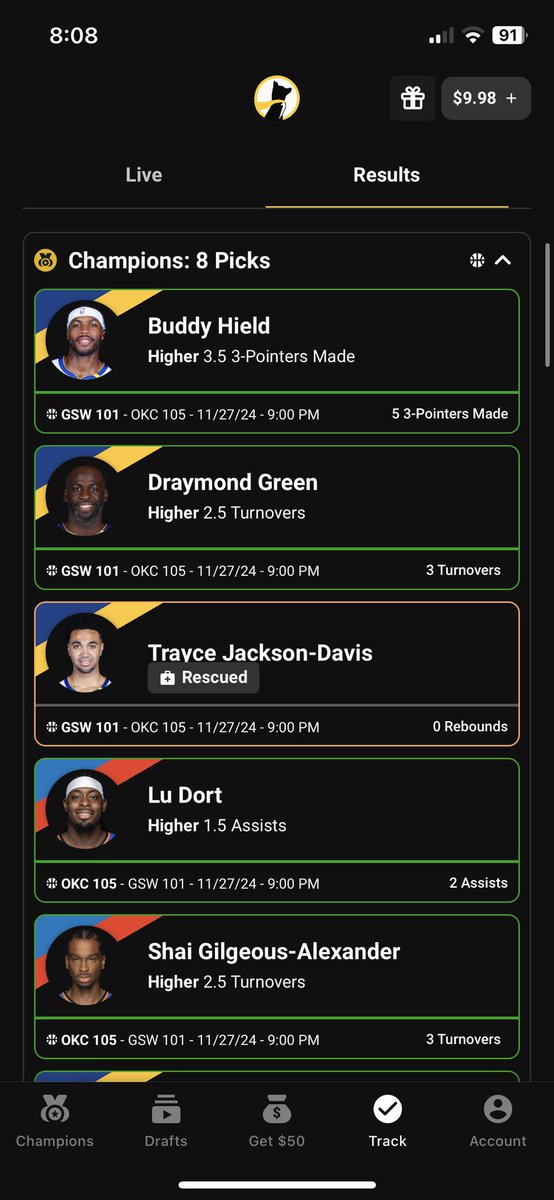 StayFocus_Jones's tweet photo. Yooooo this is wild @UnderdogPicks https://t.co/toOJuiXkdA