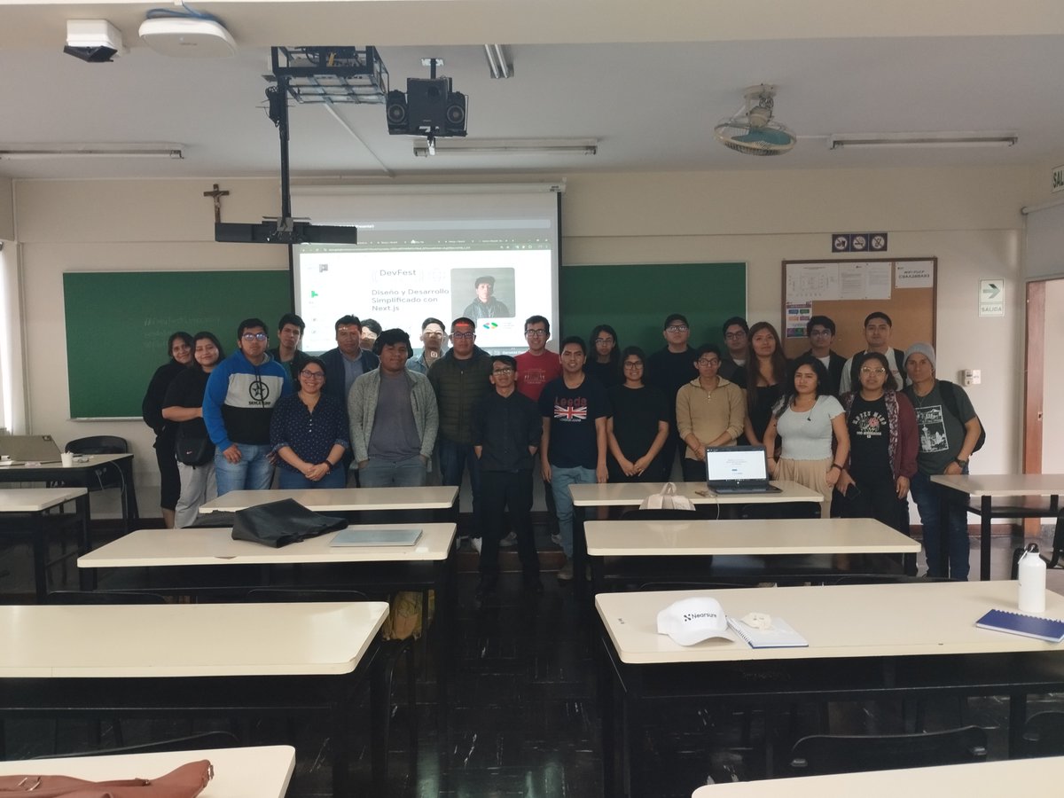 gdglima's tweet image. #DevFestLima2024
🙏 Agradecimiento especial a Percy Tuncar por su taller : "Diseño y Desarrollo Web Simplificado con Next.js". 💡✨  
🎯 Completa el feedback y ayúdanos a mejorar: bit.ly/devfestlima24-…
#DevFestLima24 #GDGLima #DevFestLima #DevFest #gdg
