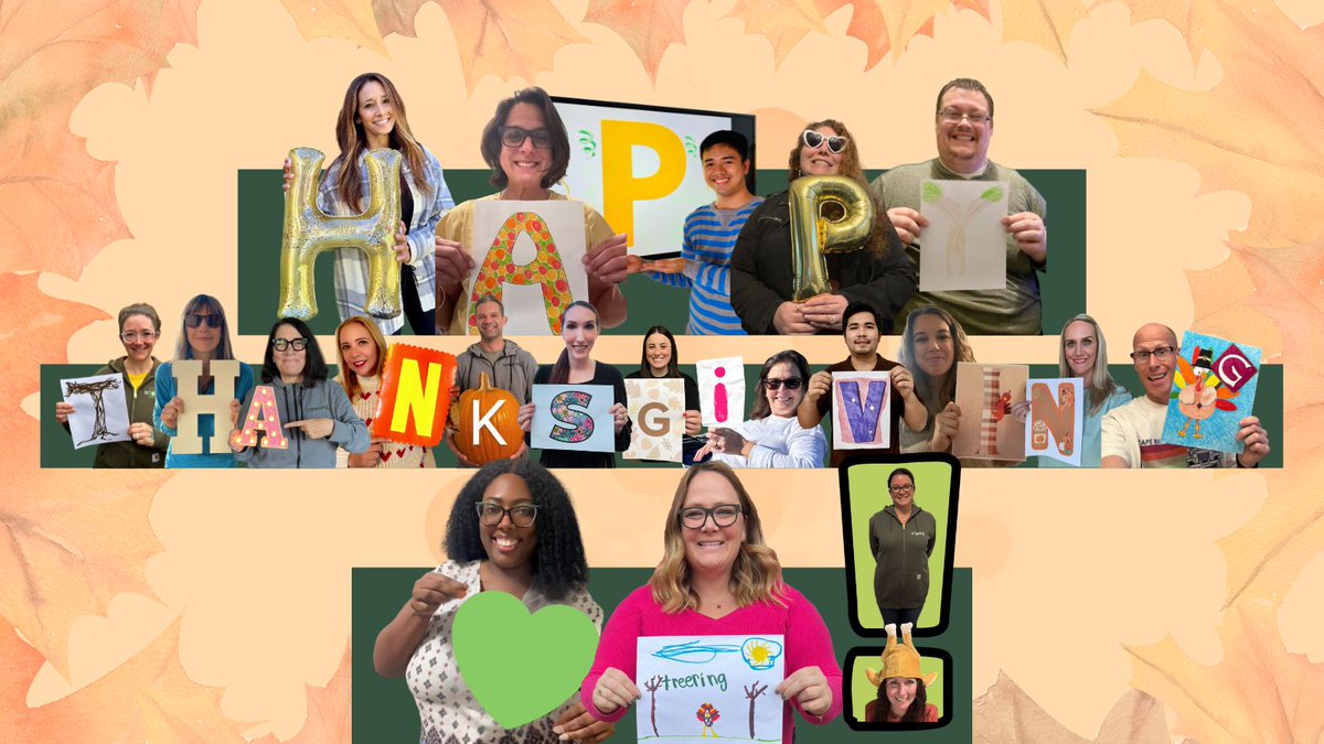 We hope you have a Happy Thanksgiving 💚 Treering!