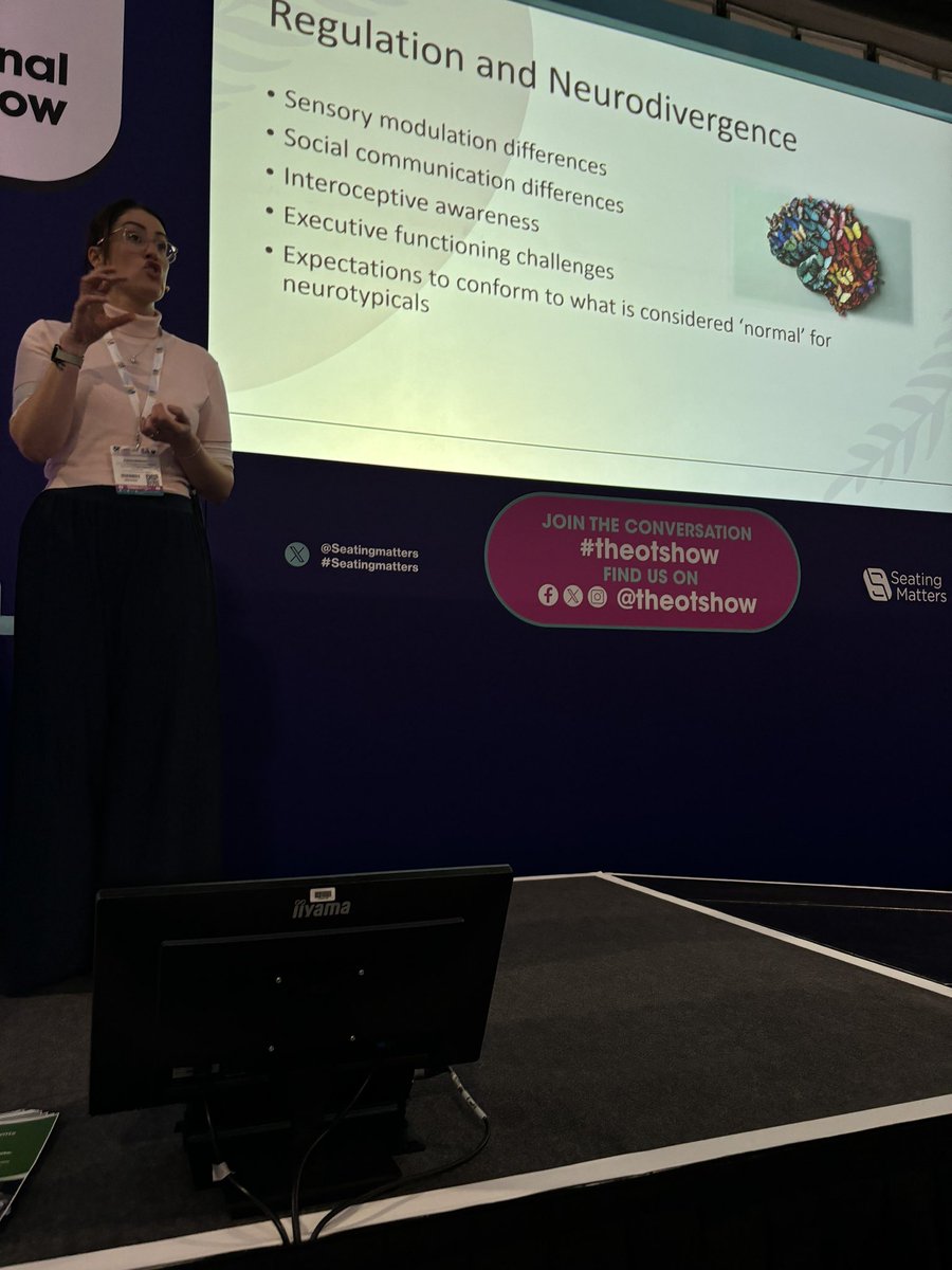 Thinking about regulation and neurodivergence and real-life experiences of how OTs can help to reduce fight or flight responses #interoception #sensoryregulation #toneofvoice #sensorymodulation