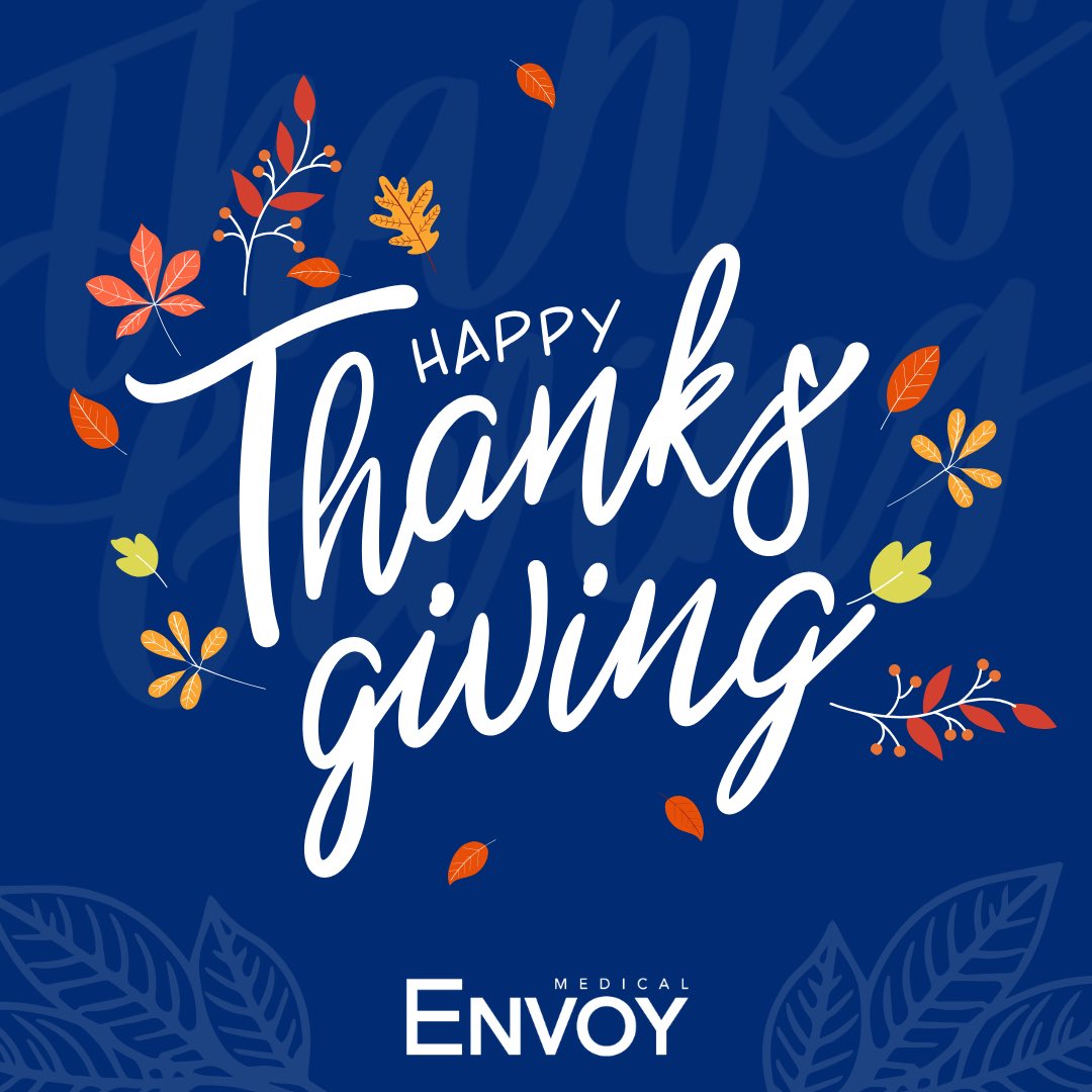 Happy Thanksgiving from Envoy Medical! ‌ 

As we gather to celebrate this season of gratitude, we would like to extend our heartfelt thanks to our valued customers, providers, and suppliers. 

#EnvoyMedical #Thanksgiving #Gratitude