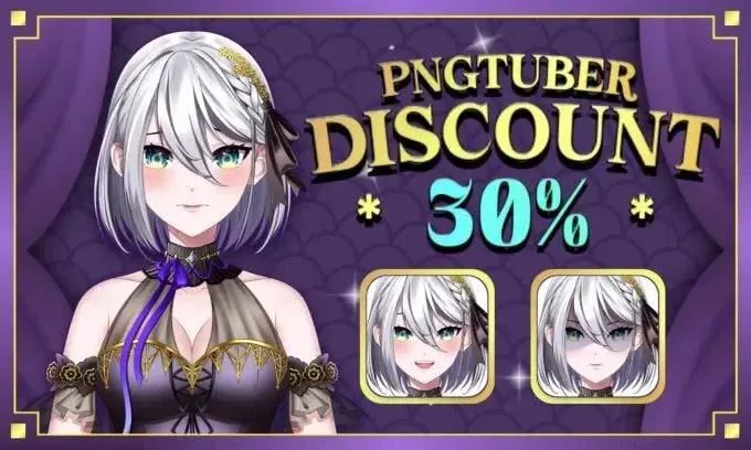 olivia_9A's tweet photo. ✨ Bring your VTuber persona to life with a stunning PNGTuber model! 🌟 Grab this 30% discount now! 💜#PNGTuber #VTuberDiscount #CustomAvatar #GraphicDesign #StreamingCommunity #HolidayDeals #AnimeArt https://t.co/UIhWIOxgMb