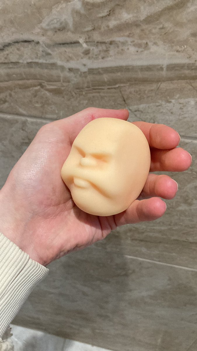 Not sure the squishy fidget I got for my sessions is quite gonna have the effect I hoped. Might be more traumatising than anything else