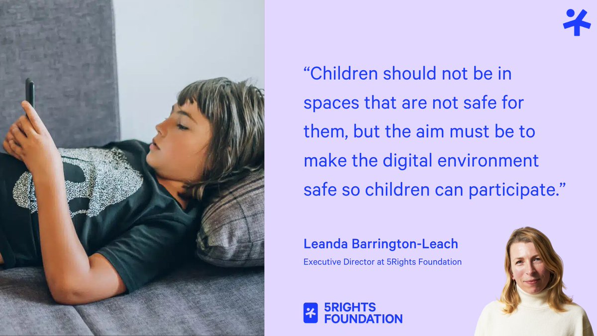 5Rights Foundation (@5rightsfound) on Twitter photo 🇦🇺The Australian Senate's approval of a social media ban disrupts the online harm faced by under 16s...
But to deal with the root cause, we need a comprehensive approach to safety by design.
5rightsfoundation.com/australia-chil… 🇦🇺The Australian Senate's approval of a social media ban disrupts the online harm faced by under 16s...
But to deal with the root cause, we need a comprehensive approach to safety by design.
5rightsfoundation.com/australia-chil…