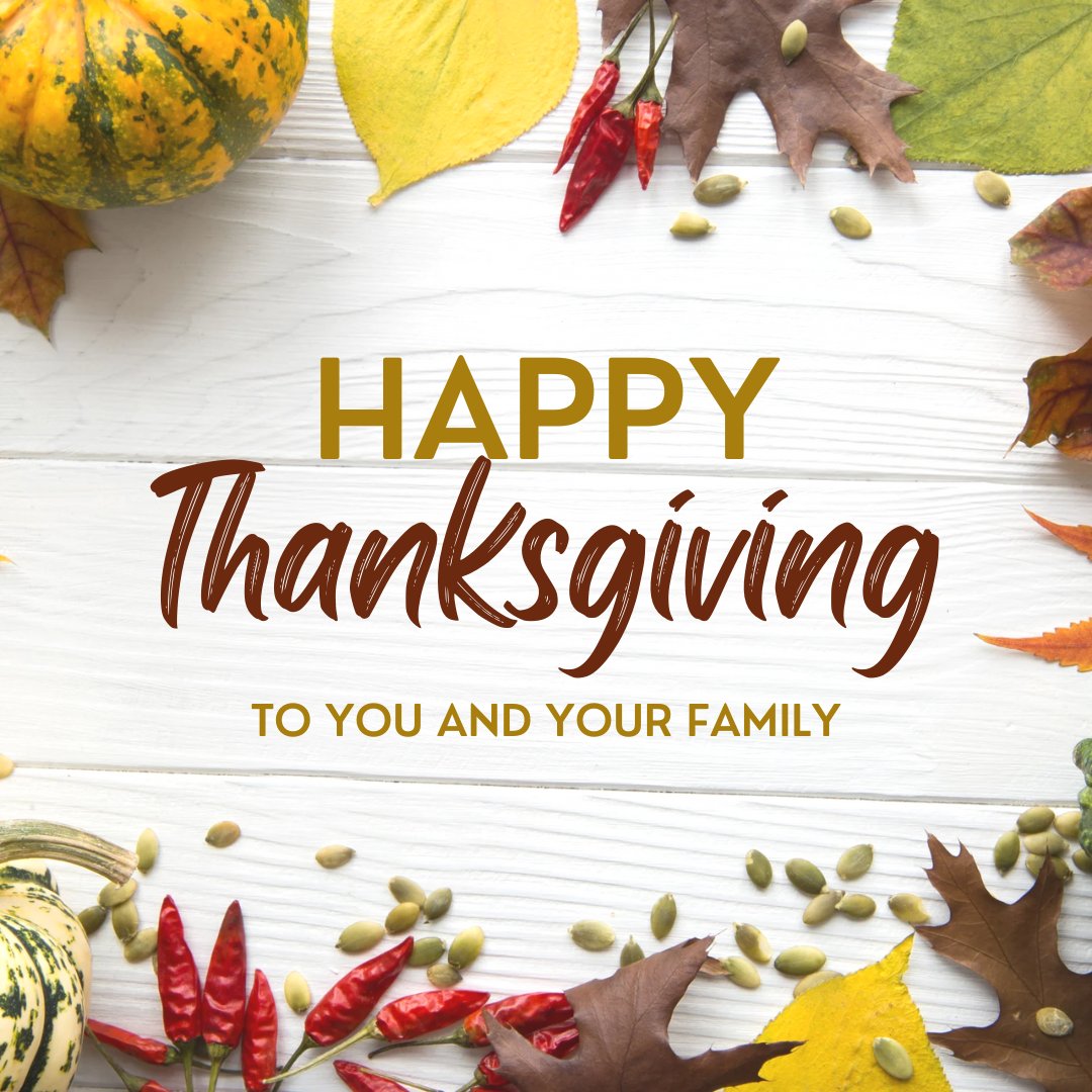 Happy Thanksgiving Day to all of our American colleagues, clients and suppliers.
May your day  be filled with warmth, laughter, and the joy of sharing good food with loved ones. 🇺🇸
#Thanksgiving2024