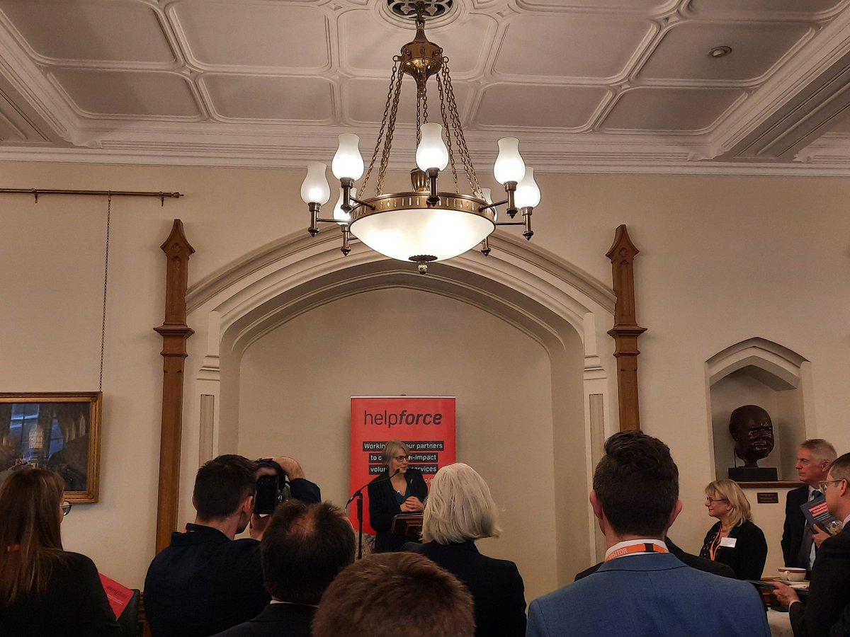 Nina Hemmings (@ninahemmings92) on Twitter photo At #Helpforce report launch today, opened by the Chair <a href="/DrAnnaDixon/">Anna Dixon MBE ๐</a>. Hearing some brilliant examples of contribution that #volunteers make in the NHS. In light of budget's impact on charities, <a href="/paulfarmerceo/">Paul Farmer</a> makes a plea to NHS & councils to pass funding onto VCSE partners At #Helpforce report launch today, opened by the Chair <a href="/DrAnnaDixon/">Anna Dixon MBE ๐</a>. Hearing some brilliant examples of contribution that #volunteers make in the NHS. In light of budget's impact on charities, <a href="/paulfarmerceo/">Paul Farmer</a> makes a plea to NHS & councils to pass funding onto VCSE partners