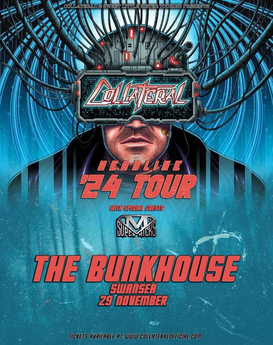Sweet Little Sister Touring (@midnighttouring) on Twitter photo It's a big one TOMORROW night #Swansea... <a href="/collateralrocks/">Collateral</a> are back in South Wales returning to <a href="/TheBunkhouseSA1/">The Bunkhouse Swansea</a> by popular demand after an awesome show at the venue back in #February this time with tour support <a href="/MicksSuper/">The SuperMicks</a>!!! 🏴
Last minute tickets 🎟
ticket247.co.uk/Event/collater… It's a big one TOMORROW night #Swansea... <a href="/collateralrocks/">Collateral</a> are back in South Wales returning to <a href="/TheBunkhouseSA1/">The Bunkhouse Swansea</a> by popular demand after an awesome show at the venue back in #February this time with tour support <a href="/MicksSuper/">The SuperMicks</a>!!! 🏴
Last minute tickets 🎟
ticket247.co.uk/Event/collater…