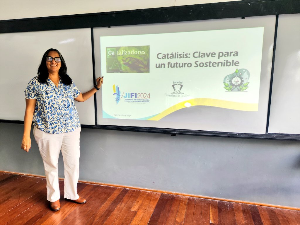 Presentación de la Dra. Carolina Pfaff en el Curso: Catálisis, clave para un Futuro Sostenible. Tema: Fundamentos en Catálisis. JIFI 2024 #28Nov #UCV