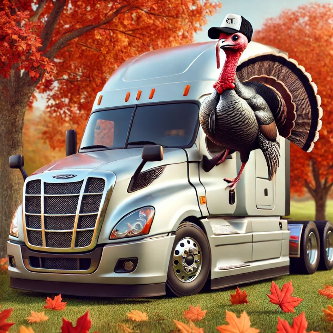 CloudTrucks's tweet image. 🦃 Why did the turkey choose CloudTrucks?
Because it knew with us, it could gobble up the miles and the profits! 🚛 💸 
This Thanksgiving, we’re grateful for our incredible drivers who keep everything moving. Drive with us and feast on the benefits! 🍂 #CloudTrucks