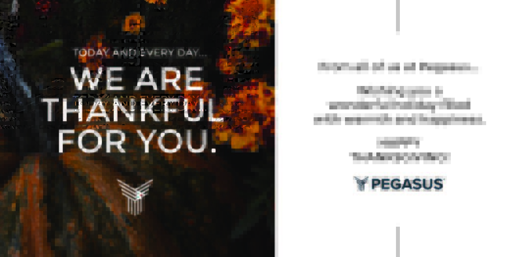 Wishing you a Happy Thanksgiving from our family to yours! We are so thankful for each other, our families, our best-in-class partners, and our amazing customers!