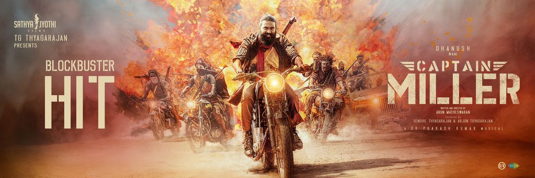 GlobalCineOffl's tweet photo. Honestly #CaptianMiller Blockbuster of the year 💣🔥 @dhanushkraja #ArunMatheswaran @SathyaJyothi @gvprakash
#Dhanush #CaptainMiller2 https://t.co/x5YmQi2Byl