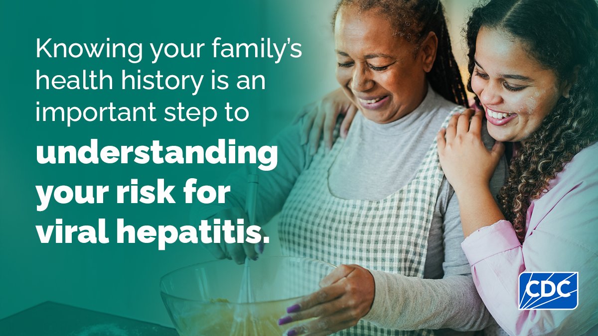 Thanksgiving is also National #FamilyHealthHistoryDay! 🍂 Some diseases like #HepatitisB often don’t have symptoms. Collecting your family health history can help prevent #ViralHepatitis or find it early. bit.ly/3WhxCvh