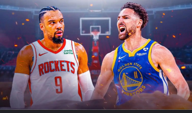 CrazyDengo's tweet photo. Greatest trade ever 
Dillon Brooks 
Jae'Sean Tate
Aaron holiday 
Two second round picks 

Klay Thompson 
One second rounder https://t.co/Re13Rdwymm