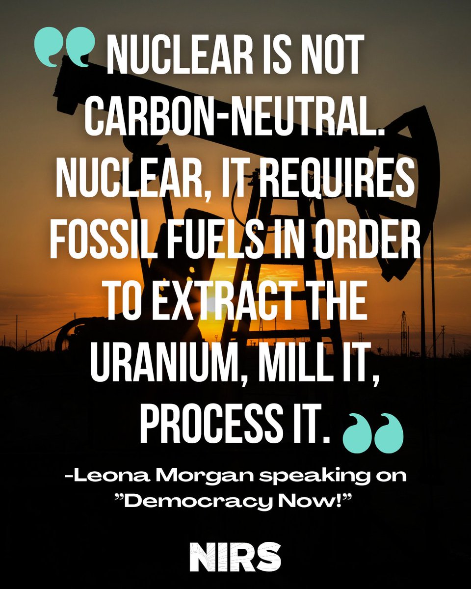 On #DemocracyNow, we break down the harsh truths behind the push for nuclear energy. From abandoned uranium mines on Navajo land to the energy demands of AI, we reveal how these issues intersect with colonialism, greenwashing, and health crises. truthout.org/video/dine-act…