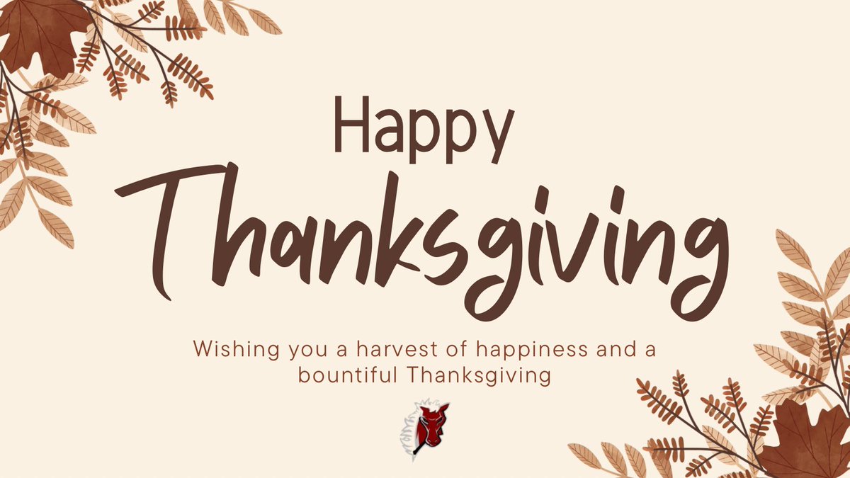 Have a safe and happy Thanksgiving to our families, community and Bronco nation!