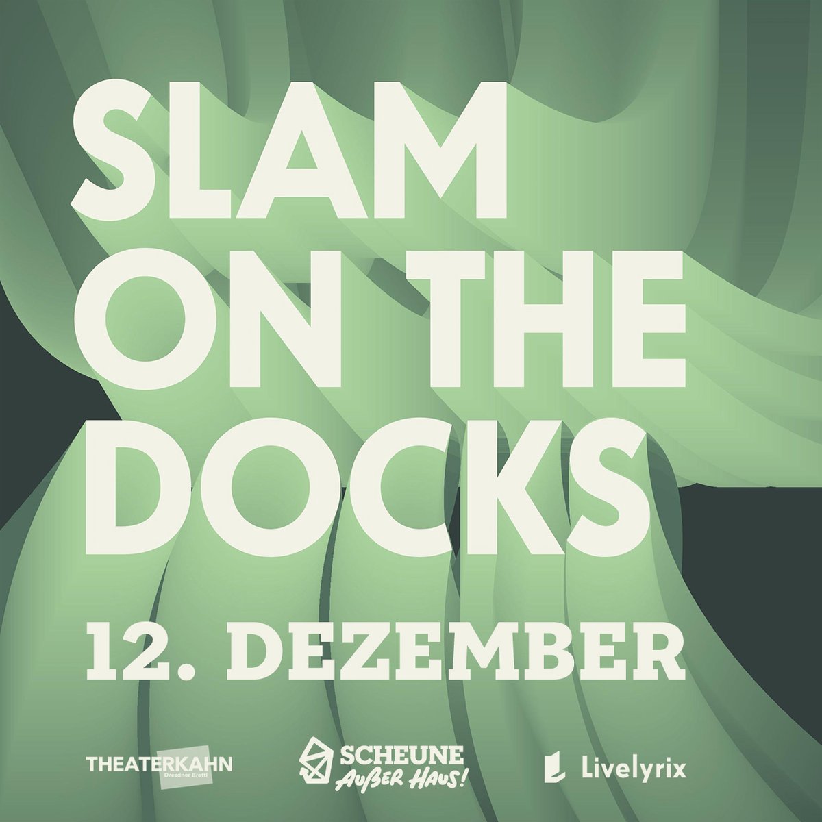 Bald ist es Zeit für die letzte Slam On The Docks Ausgabe des Jahres! Diesmal auf der Bühne: Jesko Habert, Gregor Biberacher, Janka Partisanka, Simon Stursberg, Martha Laux &amp; Helena. Moderator: Rainer Holl. Karten sind ab sofort erhältlich: scheune.org/show/5149/poet…