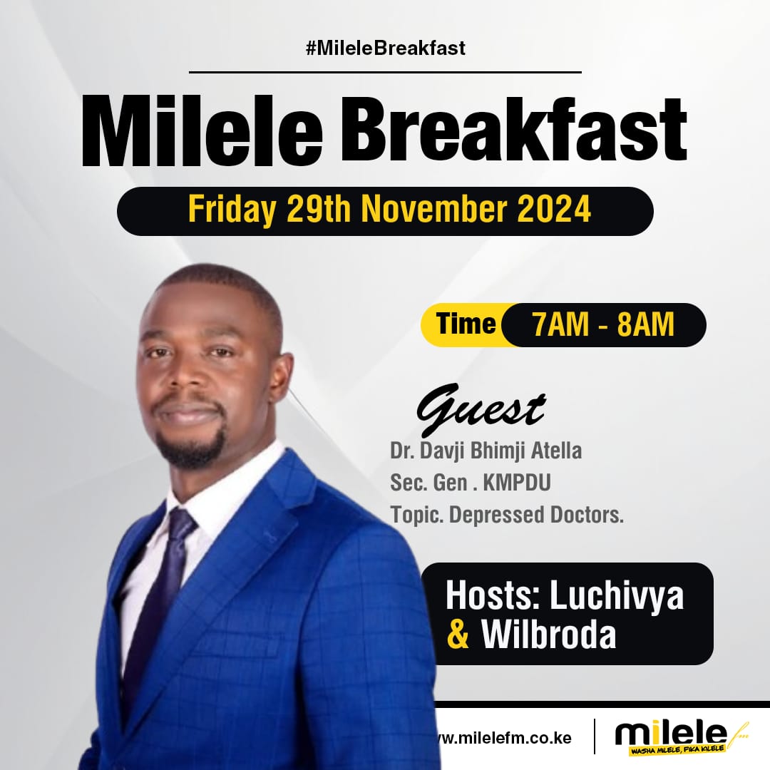 Davji's tweet photo. Join the conversation tomorrow morning at 7:00a.m on @Milele_FM https://t.co/zIaT4aBdO5