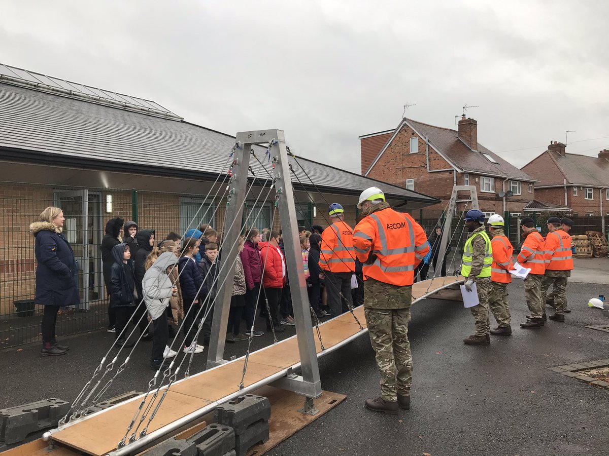 Chetwynd Spencer Academy (@chetwyndspencer) on Twitter photo We were so glad to have the Royal Engineers in school yesterday. All the children enjoyed learning about and walking over the suspension bridge!@TheRoyalEngineers @ChetwyndBarracks <a href="/AECOM/">AECOM</a> <a href="/STEMLearningUK/">STEM Learning</a> <a href="/satrust_/">Spencer Academies Trust</a> We were so glad to have the Royal Engineers in school yesterday. All the children enjoyed learning about and walking over the suspension bridge!@TheRoyalEngineers @ChetwyndBarracks <a href="/AECOM/">AECOM</a> <a href="/STEMLearningUK/">STEM Learning</a> <a href="/satrust_/">Spencer Academies Trust</a>