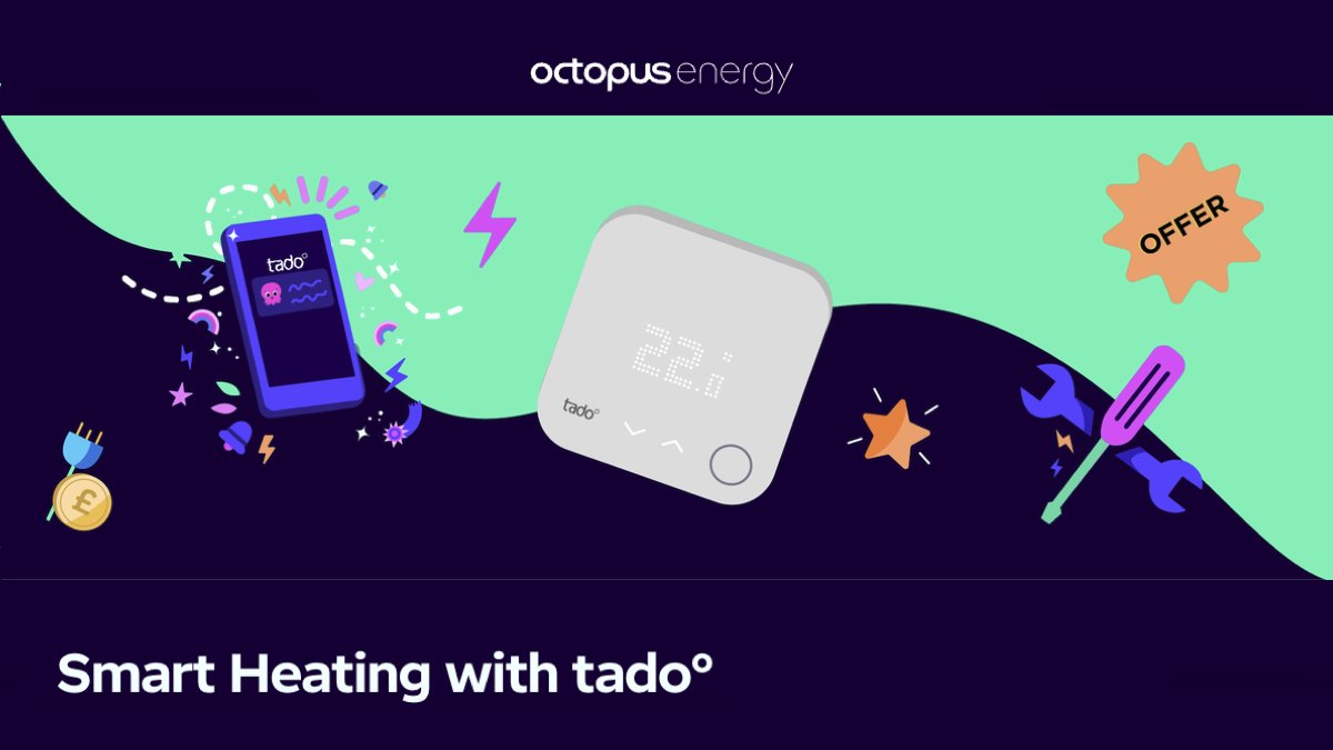 Calling all <a href="/OctopusEnergy/">Octopus Energy</a> Customers! 🐙 Anyone with an Octopus Energy tariff in the UK can now receive a staggering 50% discount on tado° V3+ Smart Thermostats. Start saving today and every day! Click on the link for more details tado.com/gb-en/tado-in-…