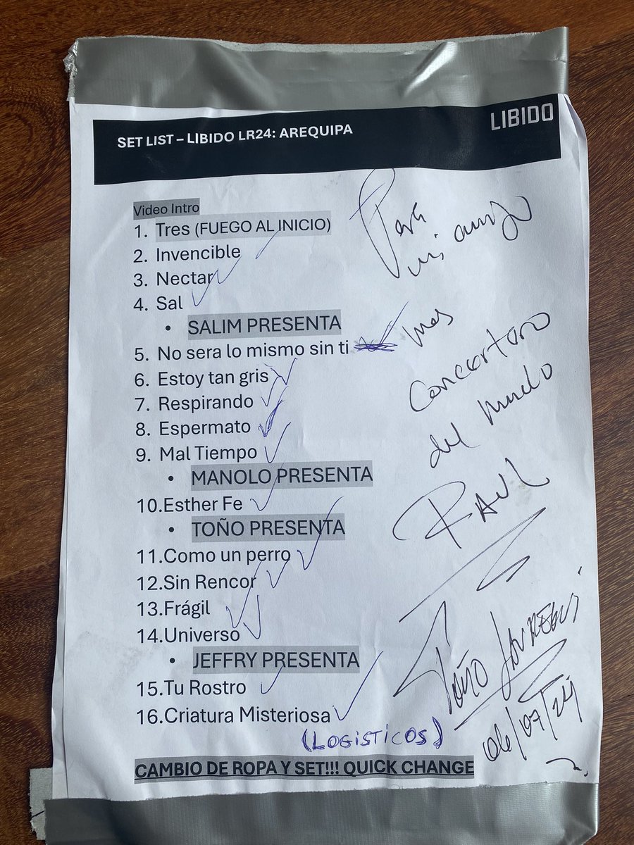 Libidooficial's tweet image. SETLIST para Chiclayo 08/12 y Piura 21/12🔥 ni en la adversidad el rock & roll para. Serán dos conciertos que nunca olvidaremos 🎸