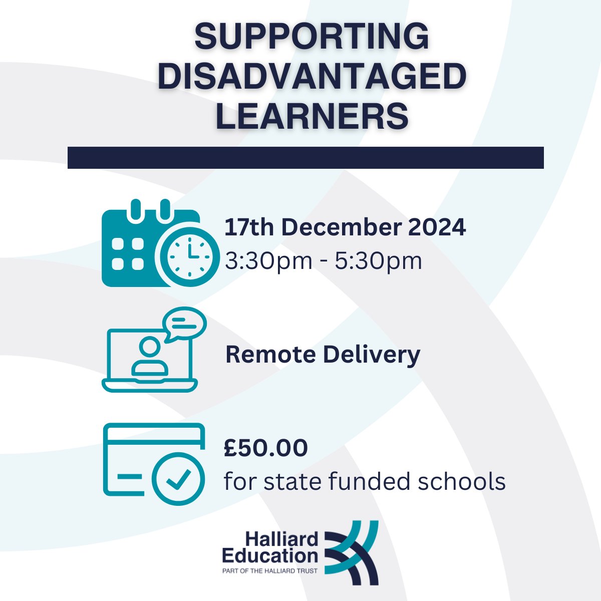 Join us for our supporting disadvantaged learners CPD. This session considers the latest research evidence on what causes our disadvantaged learners to fall behind their non-disadvantaged peers in science.

Book Here:
eventbrite.co.uk/e/supporting-d…

#Science #CPD #STEM #KS3 #GCSE