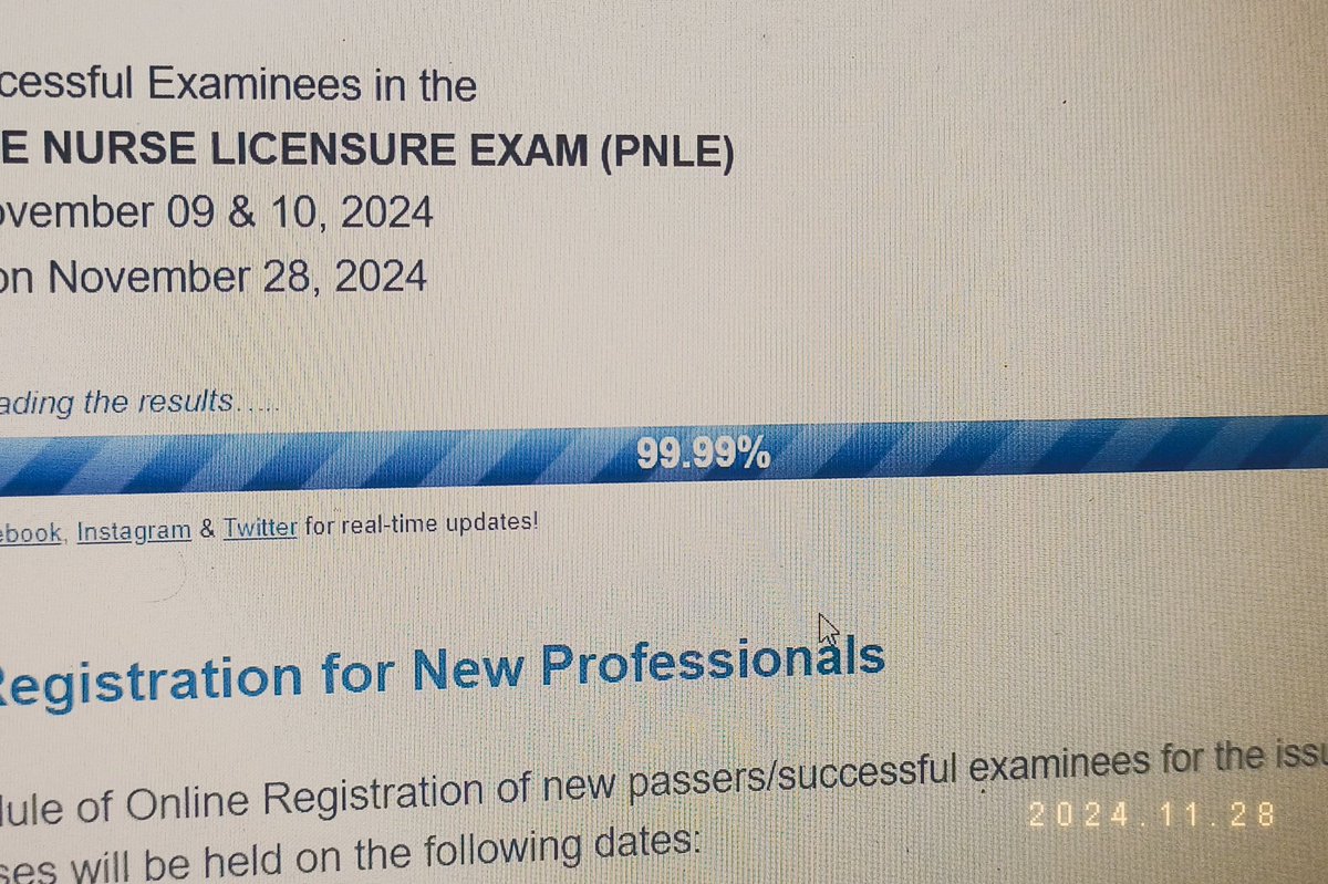 ptrckll's tweet photo. yung patagalan umusad ang laban pero si PRC kalaban mo. Please pa upload na po result ng NOV 2024 PNLE (hindi naman nag take) https://t.co/CgcYEZr0nU