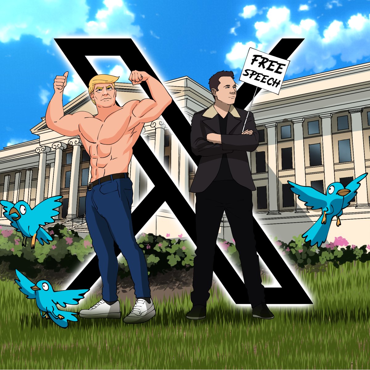 💥 Mega MAGA &amp; Elon: Unleashing the Free Speech Revolution! 💥

No censors, no limits—just raw, unfiltered truth! 🗣️⚡ Mega MAGA flexes, Musk delivers, and the blue birds? Toast. 🔥 It’s freedom season, and the X takeover is just getting started! 🦅💪

💬 Ready to speak your