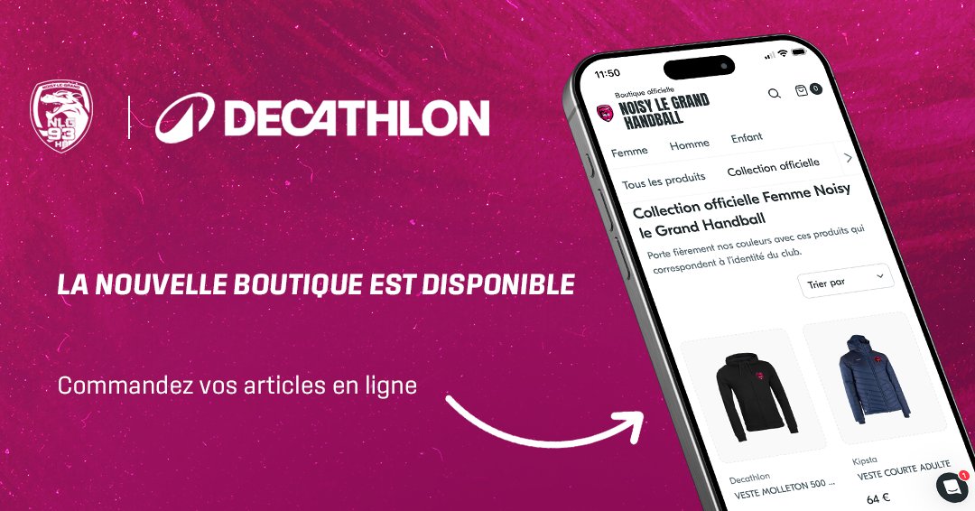 𝗟𝗮 𝗯𝗼𝘂𝘁𝗶𝗾𝘂𝗲 𝗲𝘀𝘁 𝗲𝗻 𝗹𝗶𝗴𝗻𝗲 🛒

Amis licenciés, supporters, bénévoles ou simplement de passage, vous pouvez désormais découvrir et commander tous nos produits directement en ligne.

🔗 [business.facebook.com/latest/compose…]

💜🖤