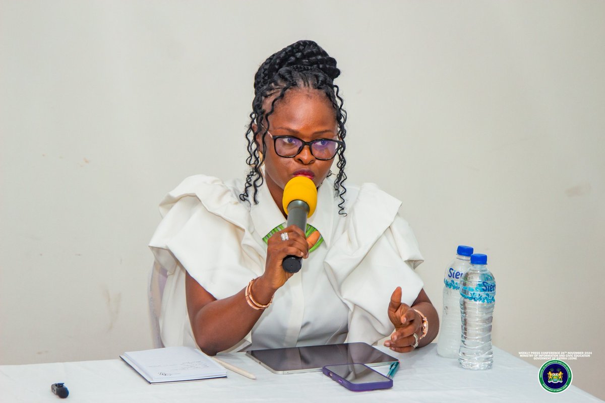 Ministry of Information & Civic Education S/Leone tweet media