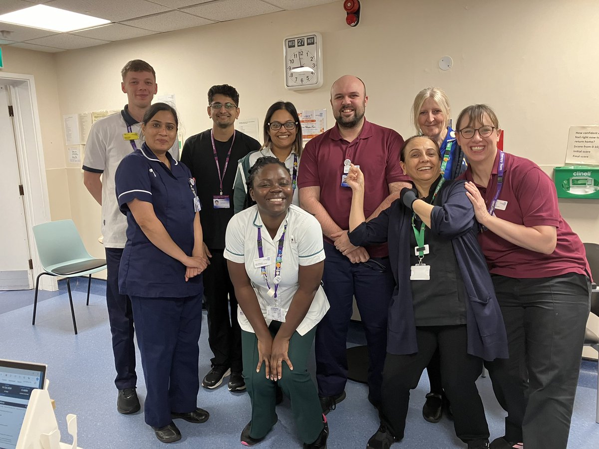 Ward22Therapy's tweet photo. We had to say goodbye to one of our TSW’ yesterday. Thank you so much for all your hard work Saulo. We will miss you and wish you all the best in your new role. https://t.co/KF87iioAAR