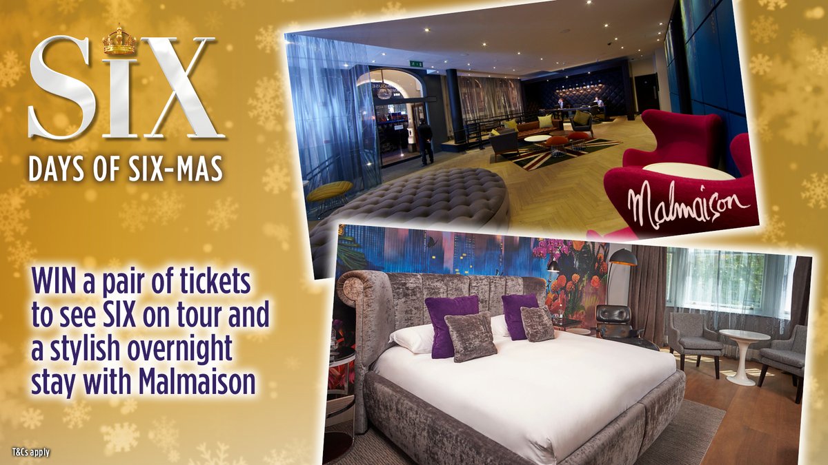 SIX ๐ (@sixthemusical) on Twitter photo ITโS SIX-mas!!! ๐๐The royal festivities have returned and weโre kicking off Day 1 with the chance for you to win tickets to see SIX on tour plus a stylish overnight stay with <a href="/MalmaisonHotels/">Malmaison Hotels</a>
To enter unscramble the anagram below and pop it in the comments.
MONARCH PIED LAC ITโS SIX-mas!!! ๐๐The royal festivities have returned and weโre kicking off Day 1 with the chance for you to win tickets to see SIX on tour plus a stylish overnight stay with <a href="/MalmaisonHotels/">Malmaison Hotels</a>
To enter unscramble the anagram below and pop it in the comments.
MONARCH PIED LAC