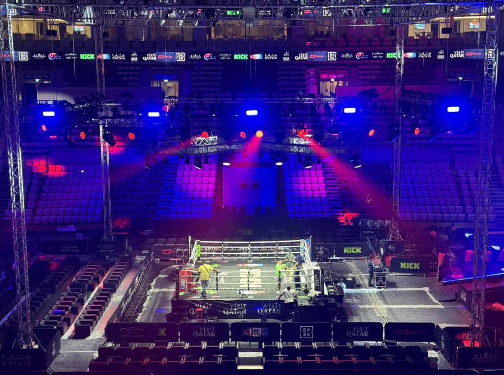 Lusail Sports Arena looking incredible. Perfect stage for the Big Gibber this evening 🥊

dazn.com/gib

#TeamGib
