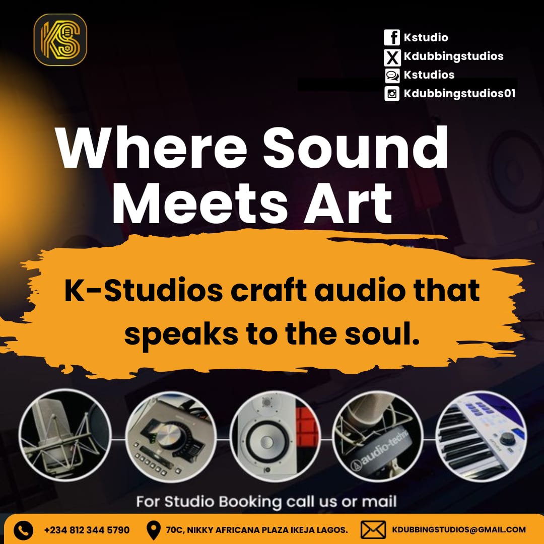 kdubbingstudios's tweet photo. With K-STUDIOS, every note, every lyric matters. Let’s bring your sound to life! 🎤✨
#StudioGoals
#kstudio
#followuseverywhere
#followusonFB/IG/X
#windingup https://t.co/knlv4mbZfp