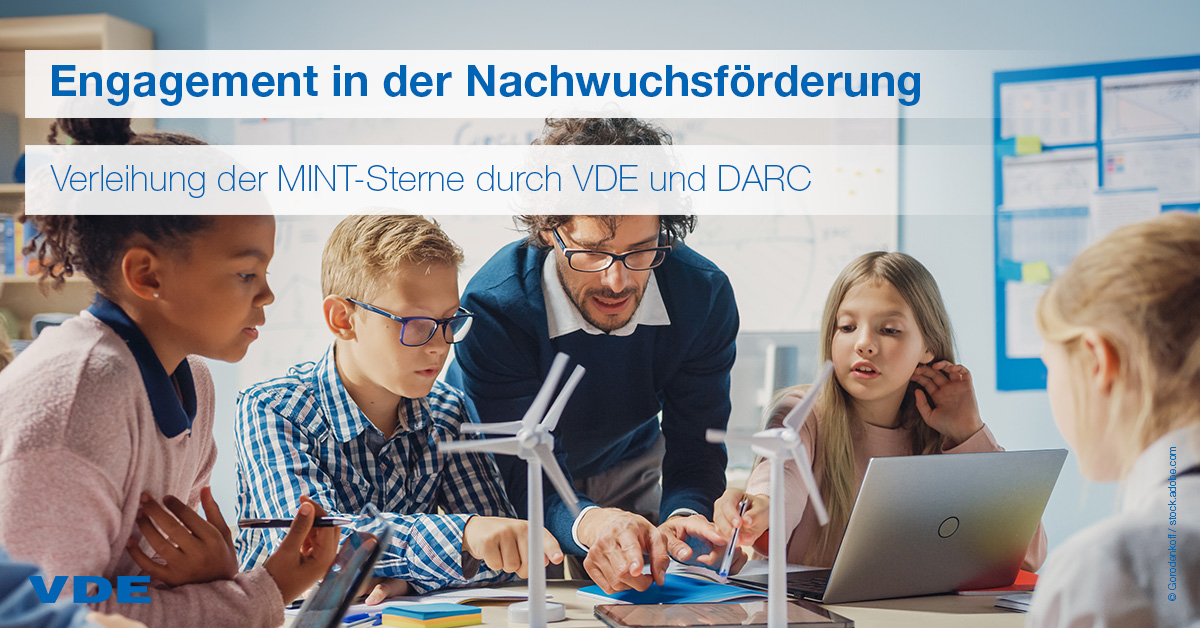 Mit den MINT Sternen wurden Einrichtungen ausgezeichnet, die junge Menschen für #Mathematik, #Informatik, #Naturwissenschaften und #Technik begeistern. Geehrt wurden Schulen, Vereine und Kitas, die einen wichtigen Beitrag zur Bildung und Förderung leisten. vde.com/de/arbeitsfeld…