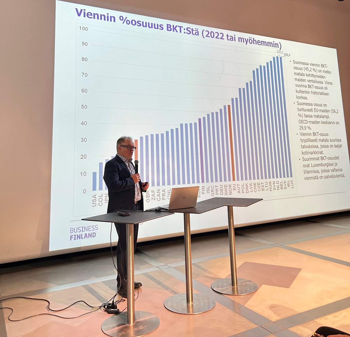#rilsummit 2024-seminaarissa ollaan jo ehditty kolmanteen puheenvuoroon; <a href="/ReijoKangas/">Reijo Kangas</a>  (<a href="/BusinessFinland/">Business Finland</a> ) pitää parhaillaan seminaarissa esitystä "Rakennusalan viennin mahdollisuudet Suomen taloudelle” 👏👏
#rilsummit -tilaisuuden materiaalit tulevat myöhemmin RILin sivuille🤗