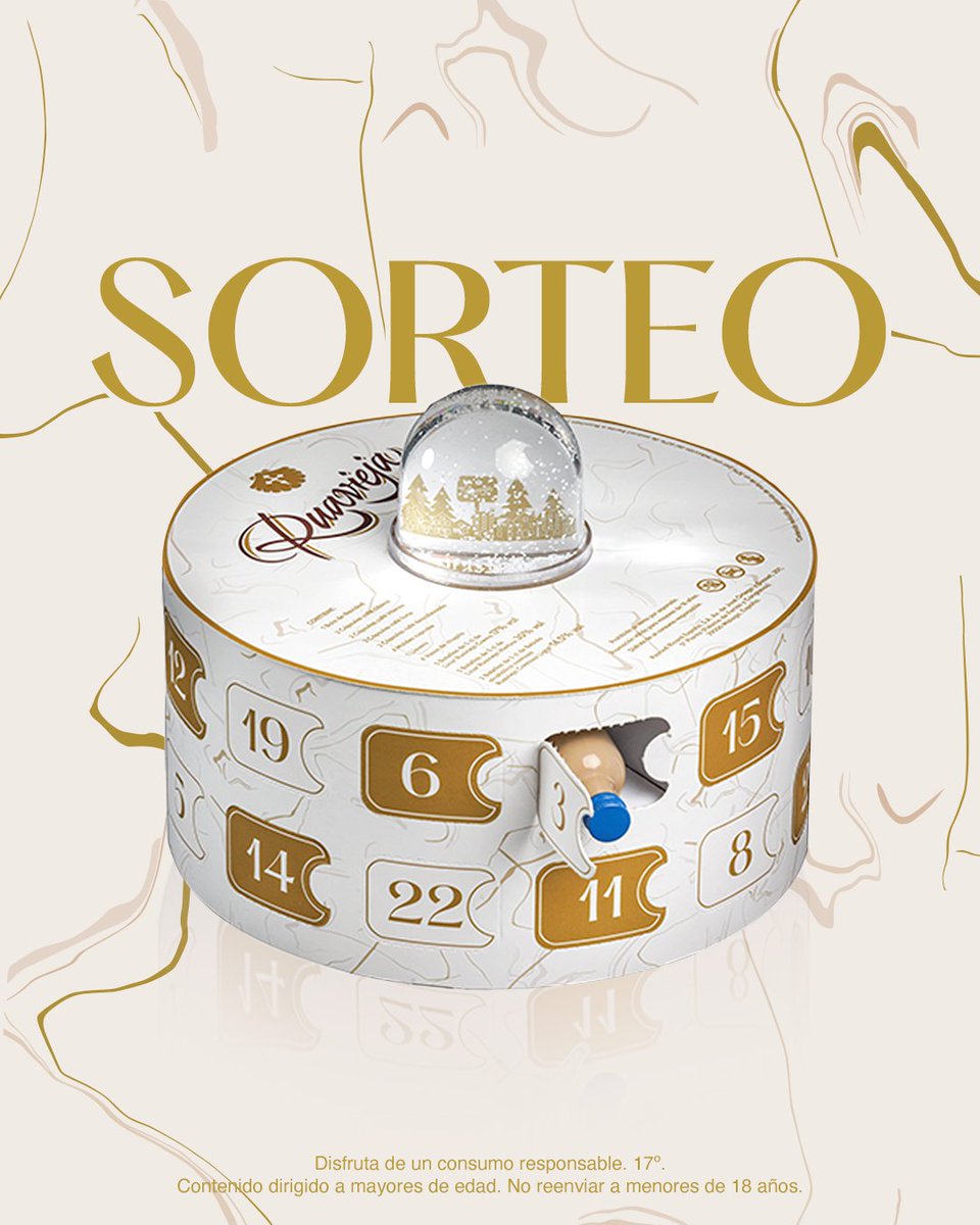 ¡Ya está aquí el Calendario de Adviento de Ruavieja para disfrutar con los tuyos esta Navidad! 💫 🎄

¡Participa en nuestro SORTEO!

😉 Síguenos
🔁 Haz RT
✍️🏼 Comenta mencionando a tu compañero de brindis perfecto