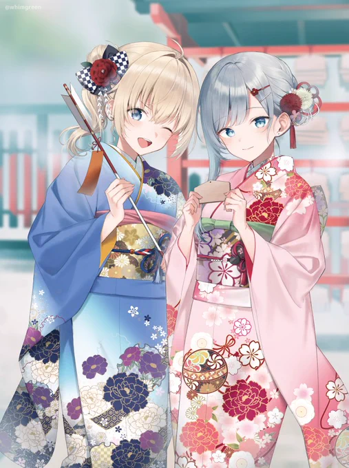 振袖美女 