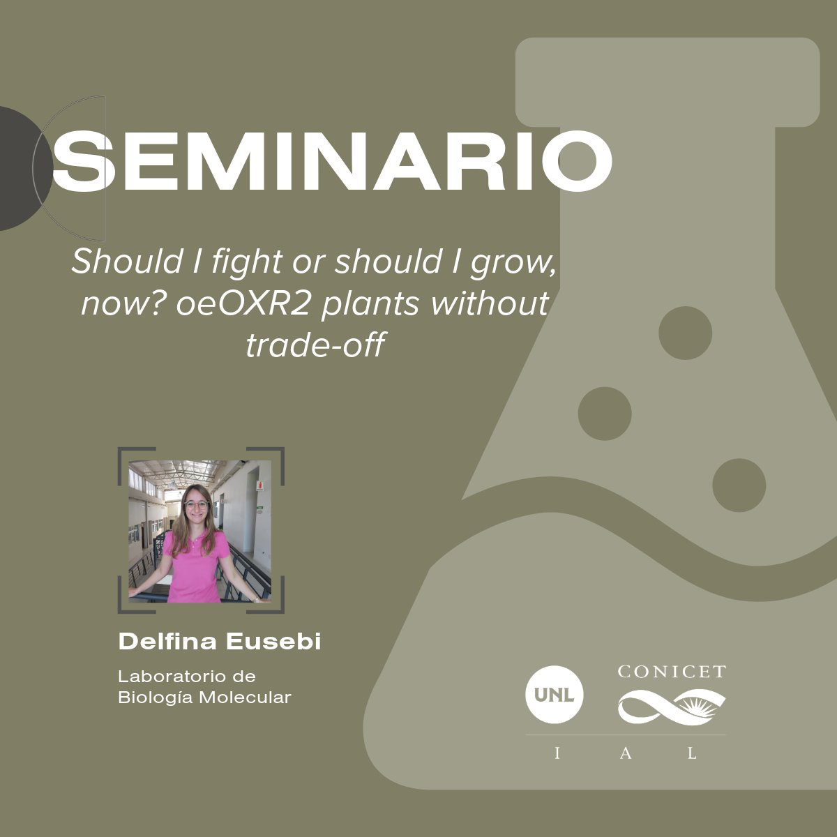 IAL-Comunica (@ial_conicet) on Twitter photo Seminario Institucional
Laboratorio de Biología Molecular
🗓️Jueves 28/11
🕐12.30 h
ℹ️ ial.conicet.gov.ar
🎥n9.cl/8r1r2
<a href="/FBCB_UNL/">FBCB-UNL</a> <a href="/CONICETDialoga/">CONICET Dialoga</a> <a href="/UNLitoral/">Universidad del Litoral</a> Seminario Institucional
Laboratorio de Biología Molecular
🗓️Jueves 28/11
🕐12.30 h
ℹ️ ial.conicet.gov.ar
🎥n9.cl/8r1r2
<a href="/FBCB_UNL/">FBCB-UNL</a> <a href="/CONICETDialoga/">CONICET Dialoga</a> <a href="/UNLitoral/">Universidad del Litoral</a>